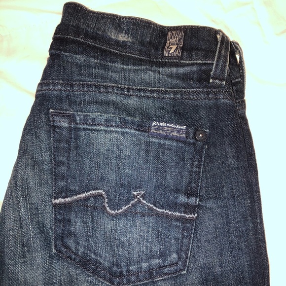 7 for All Mankind Bootcut Jeans Sz 25 - Picture 2 of 7
